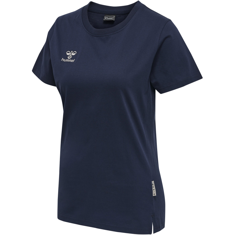 hummel MOVE Grid T-Shirt Damen 7026 - marine M