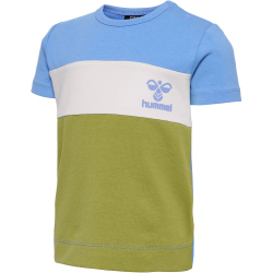 hummel hmlGLAD BLOCK Baby-T-Shirt 7118 - silver lake blue 104
