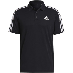 adidas 3-Streifen Poloshirt Herren black XXL