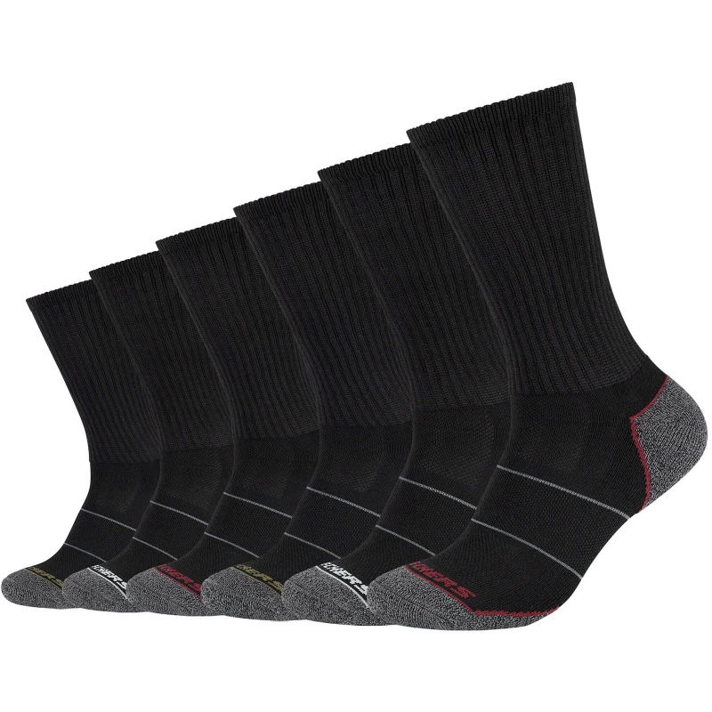 6er Pack SKECHERS Seasonal black Socken Work 41-46, Crew 0005 Herren - 25,99 €