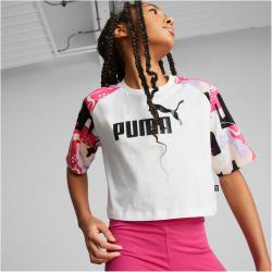 PUMA Essentials+ Street Art Raglan Print T-Shirt...
