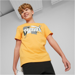 PUMA Essentials+ Street Art Logo T-Shirt Jungen