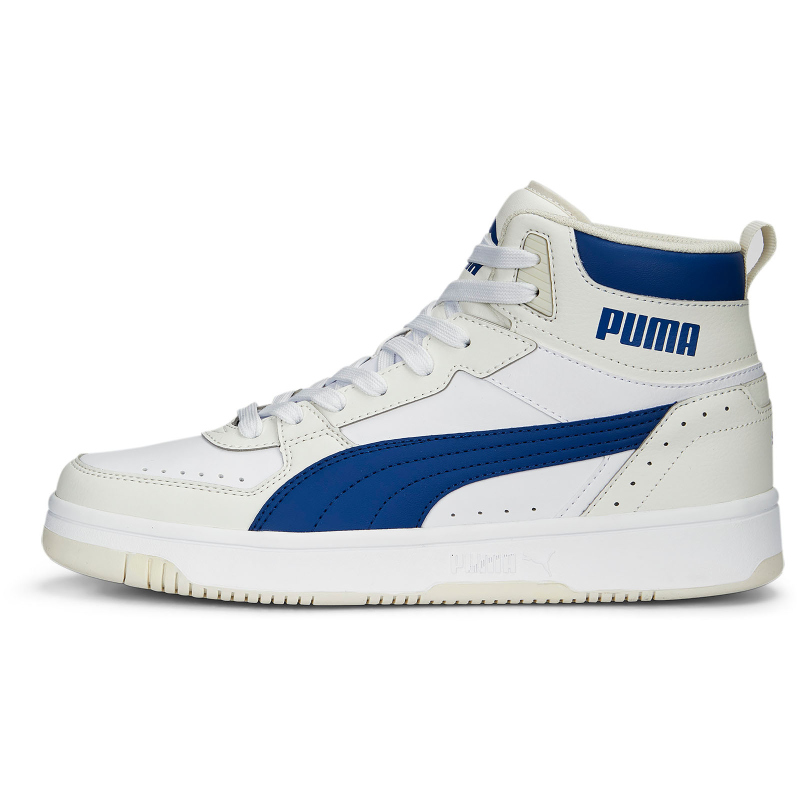 PUMA Rebound Joy High-Top Sneaker Unisex 23 - puma white/clyde royal/vapor gray 48.5