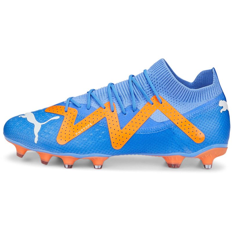 PUMA Future Pro FG/AG Fußballschuhe 01 - blue glimmer/puma white/ultra orange 44.5