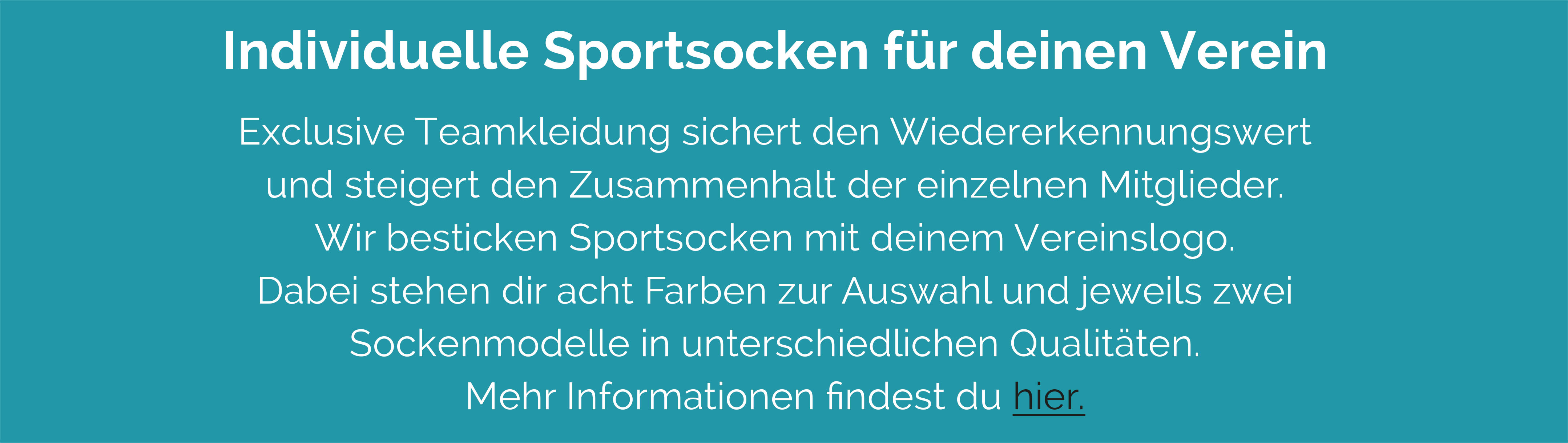 Sport-Socken mit deinem Vereins-Logo